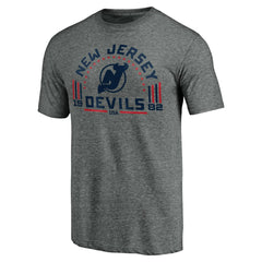 New Jersey Devils Team Freedom Tri-Blend T-Shirt - Heathered Gray T-shirts