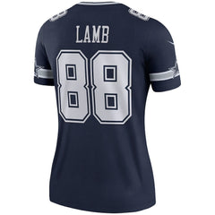 CeeDee Lamb Dallas Cowboys Women's Legend Player Performance Top - Navy outlet