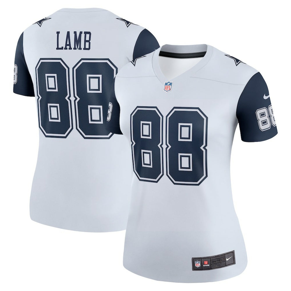 CeeDee Lamb Dallas Cowboys Women's Legend Player Performance Top - White on sale