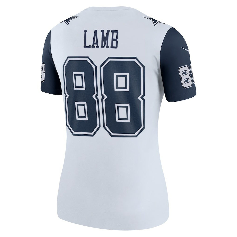 CeeDee Lamb Dallas Cowboys Women's Legend Player Performance Top - White on sale