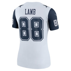 CeeDee Lamb Dallas Cowboys Women's Legend Player Performance Top - White on sale