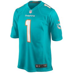 Tua Tagovailoa Miami Dolphins Player Game Jersey - Aqua outlet