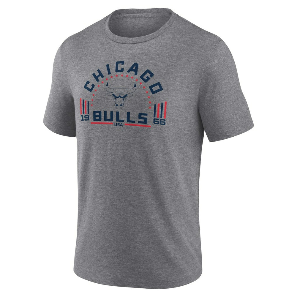 Chicago Bulls Team Freedom Tri-Blend T-Shirt sale - Gray on sale