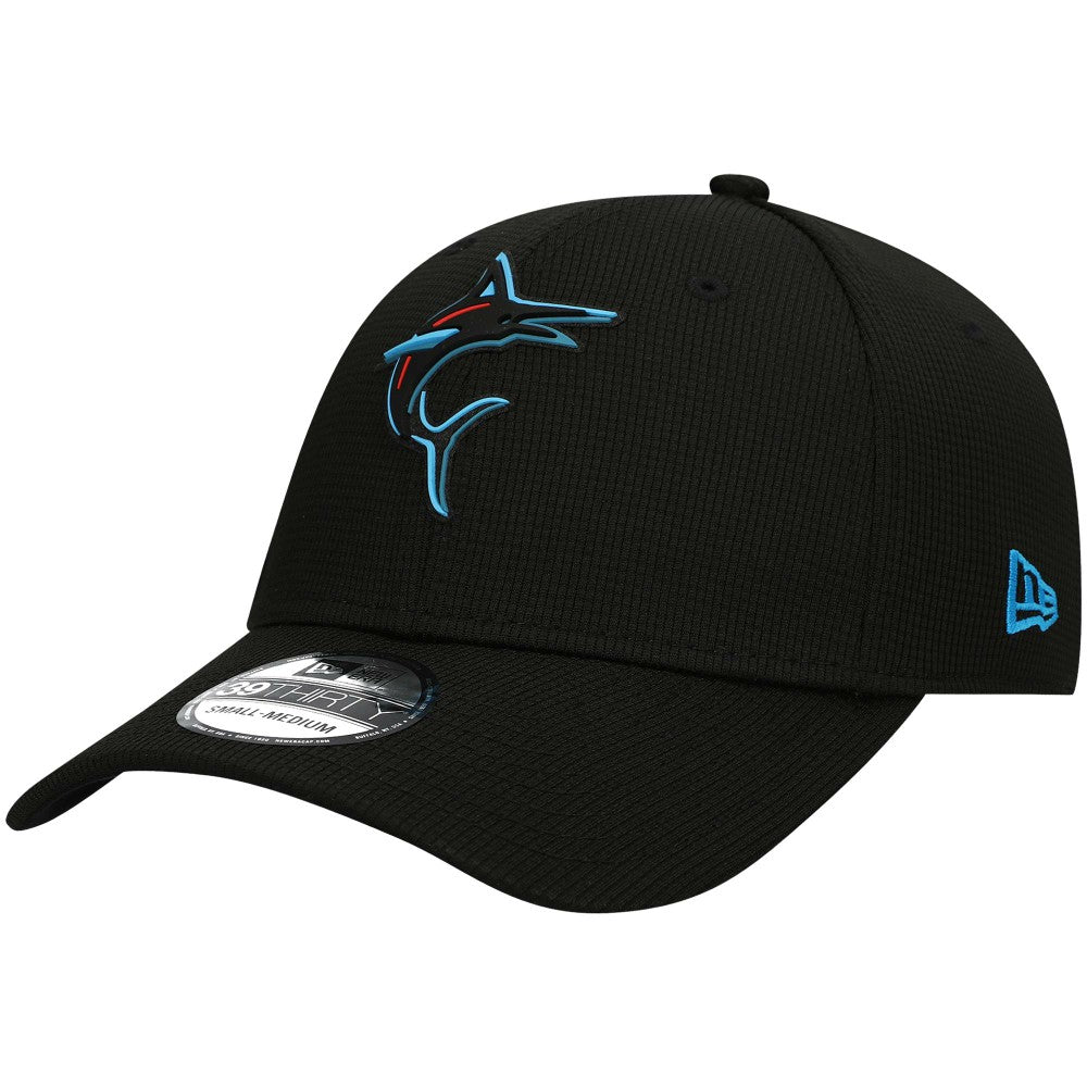 Miami Marlins Clubhouse Alternate 39THIRTY Flex Hat Black
