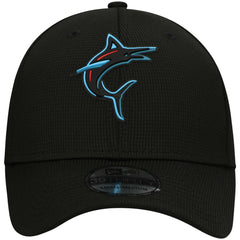 Miami Marlins Clubhouse Alternate 39THIRTY Flex Hat Black