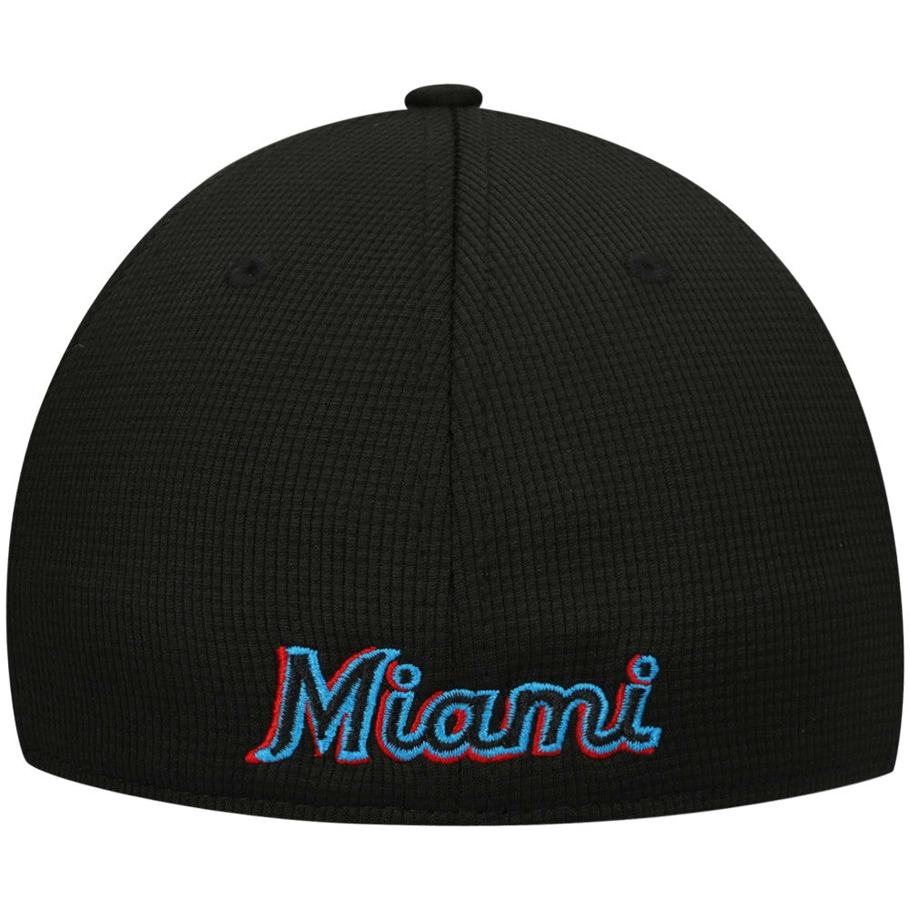 Miami Marlins Clubhouse Alternate 39THIRTY Flex Hat Black