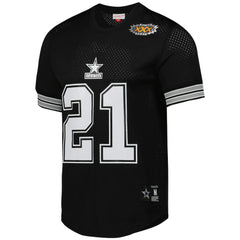 Deion Sanders Dallas Cowboys Retired Player Name & Number Mesh Top - Black sale