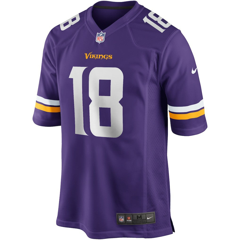 Justin Jefferson Minnesota Vikings Player Game Jersey - Purple on sale