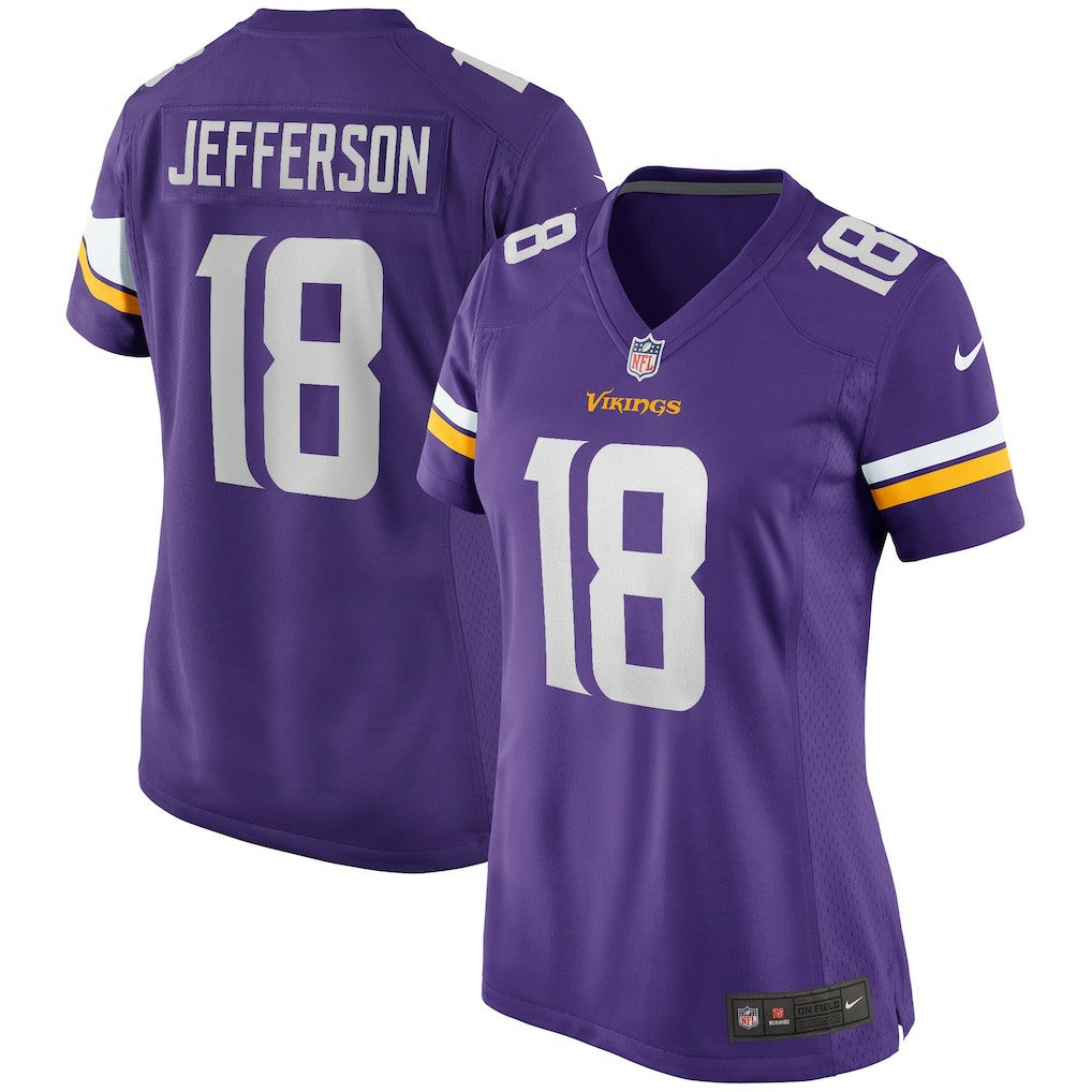 Justin Jefferson Minnesota Vikings Women's Game Jersey - Purple for sale