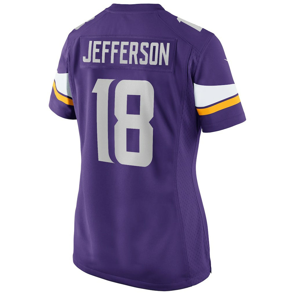 Justin Jefferson Minnesota Vikings Women's Game Jersey - Purple for sale