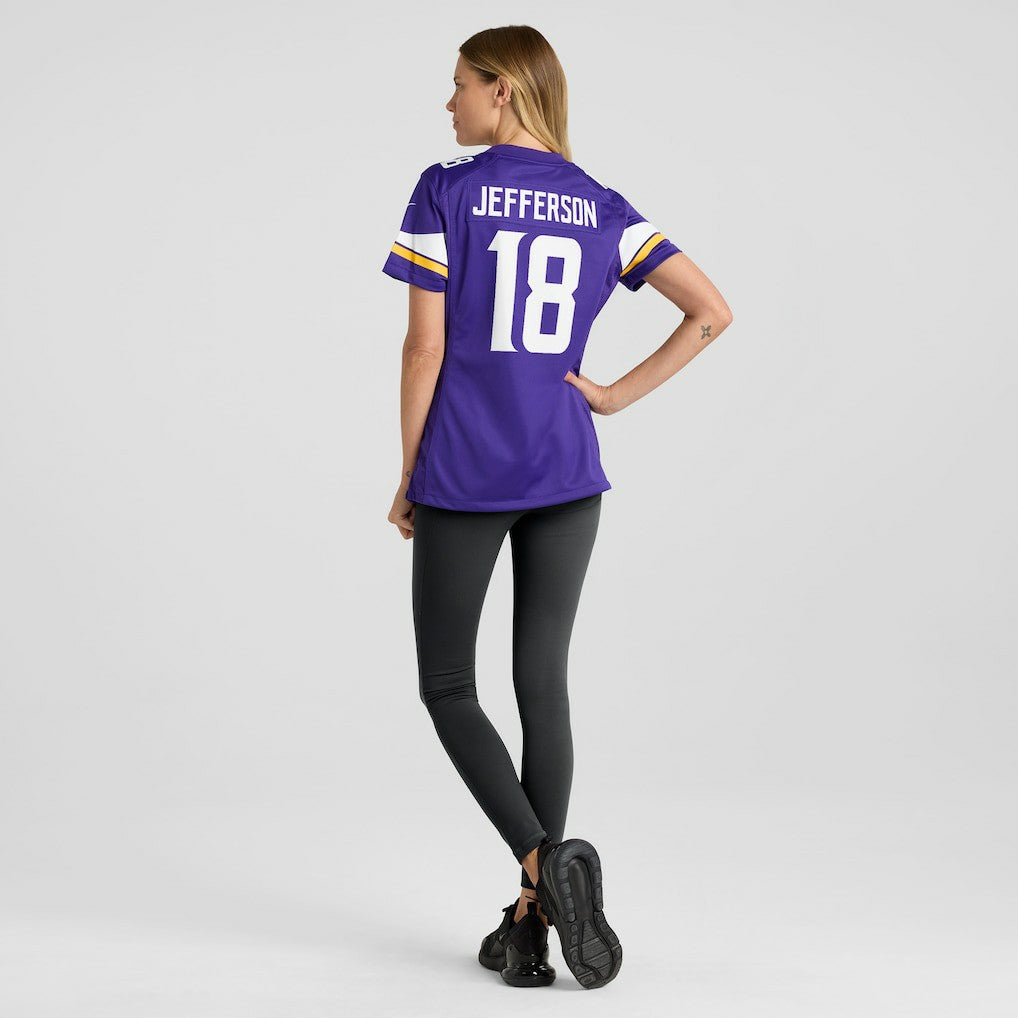 Justin Jefferson Minnesota Vikings Women's Game Jersey - Purple for sale