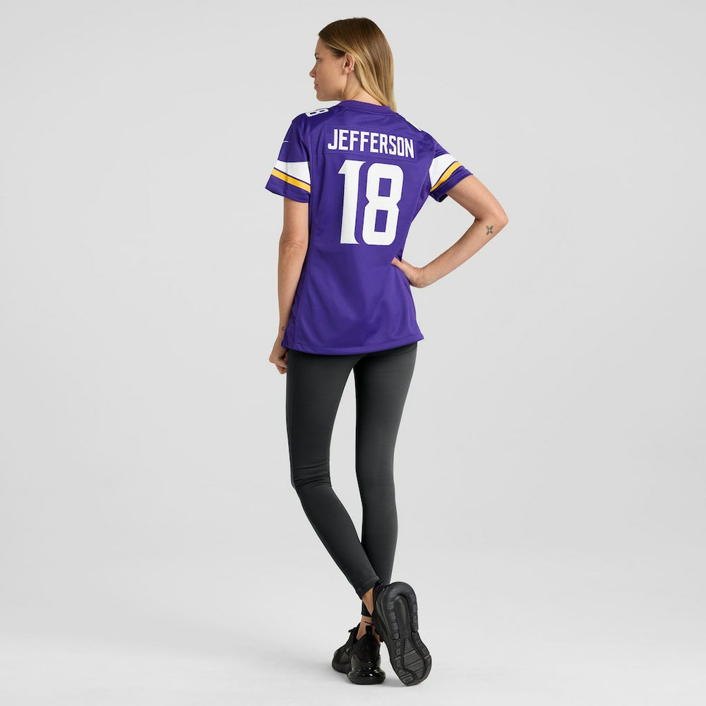 Justin Jefferson Minnesota Vikings Women's Game Jersey - Purple for sale