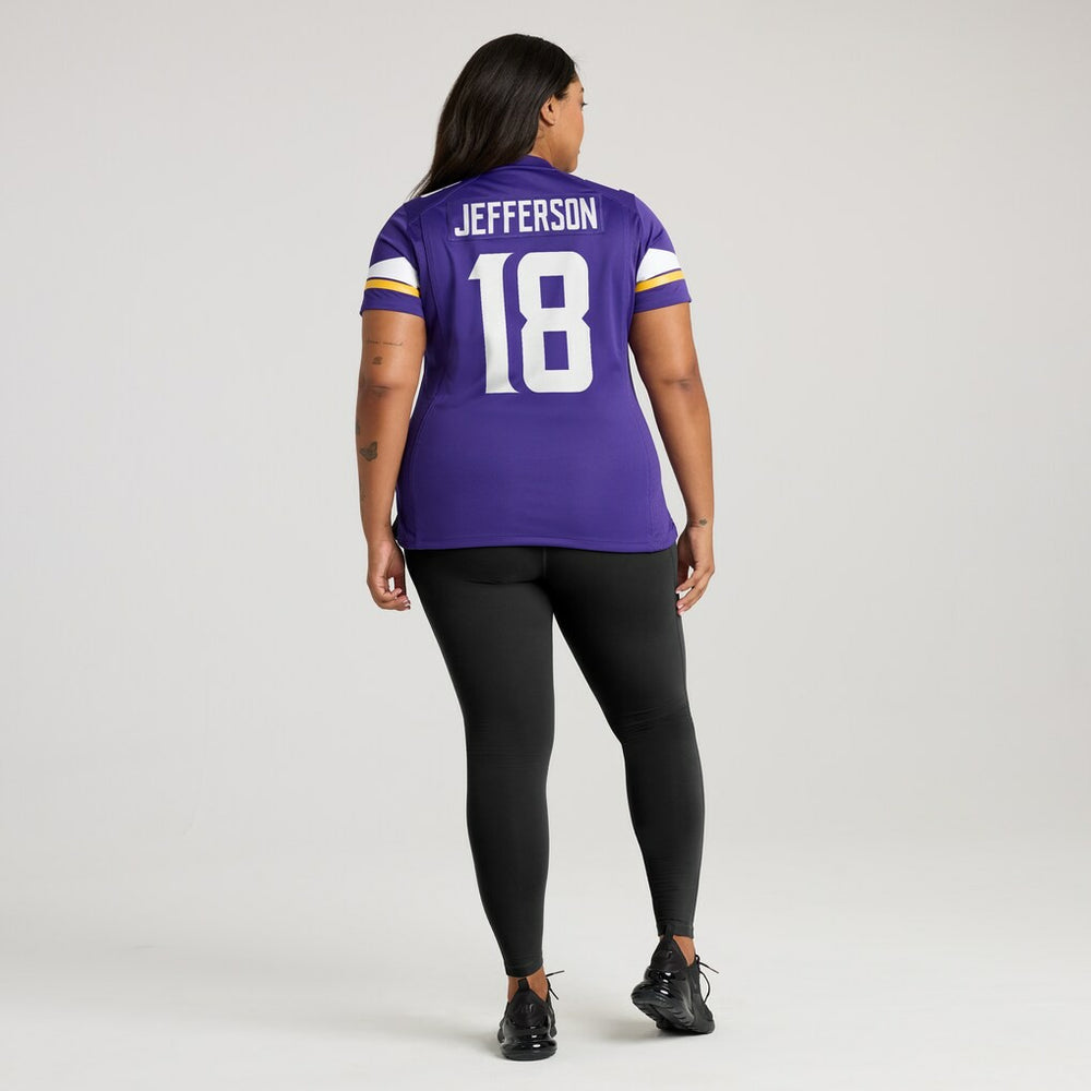 Justin Jefferson Minnesota Vikings Women's Game Jersey - Purple for sale