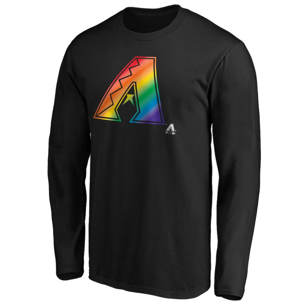 Arizona Diamondbacks Team Pride Logo Long Sleeve T-Shirt Black