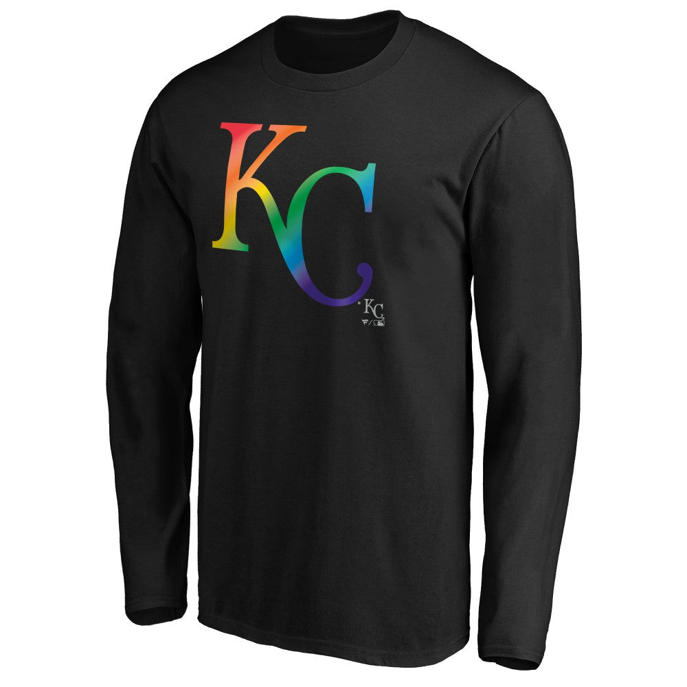 Kansas City Royals Team Pride Logo Long Sleeve T-Shirt Black