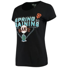 San Francisco Giants G-III Sports by Carl Banks Women's 2020 Spring Training Endzone T-Shirt Black