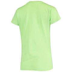 San Francisco Giants Soft as a Grape Women's Script Floral V-Neck T-Shirt Green