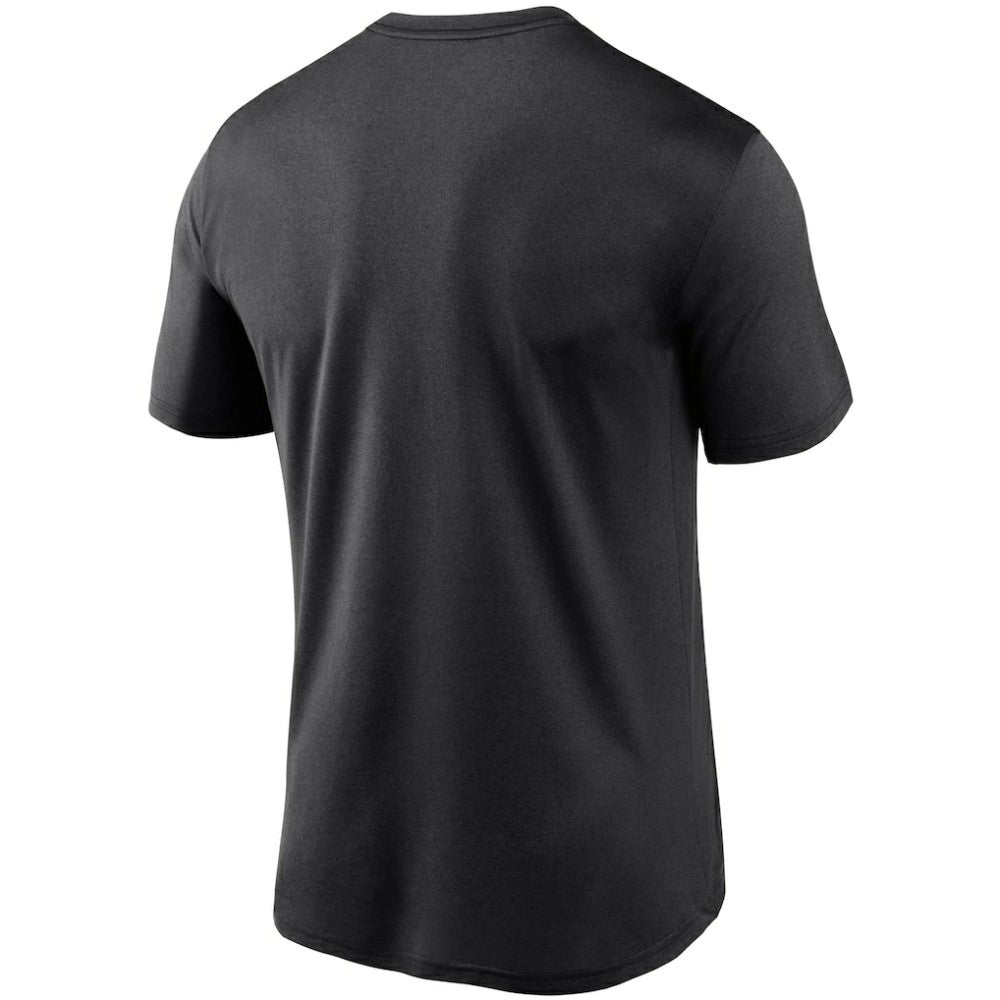 Colorado Rockies Wordmark Legend Performance T-Shirt Black