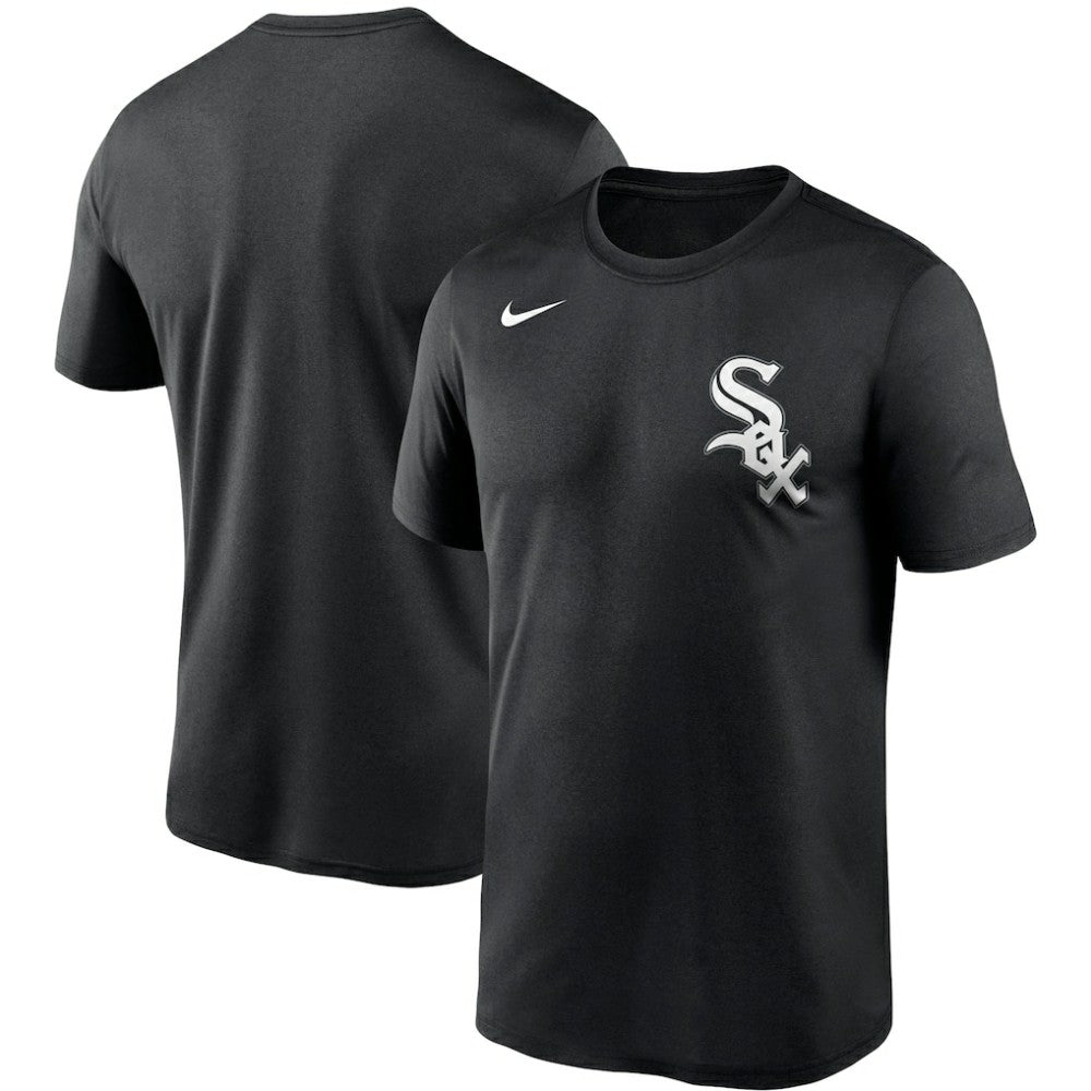 Chicago White Sox Wordmark Legend Performance T-Shirt Black