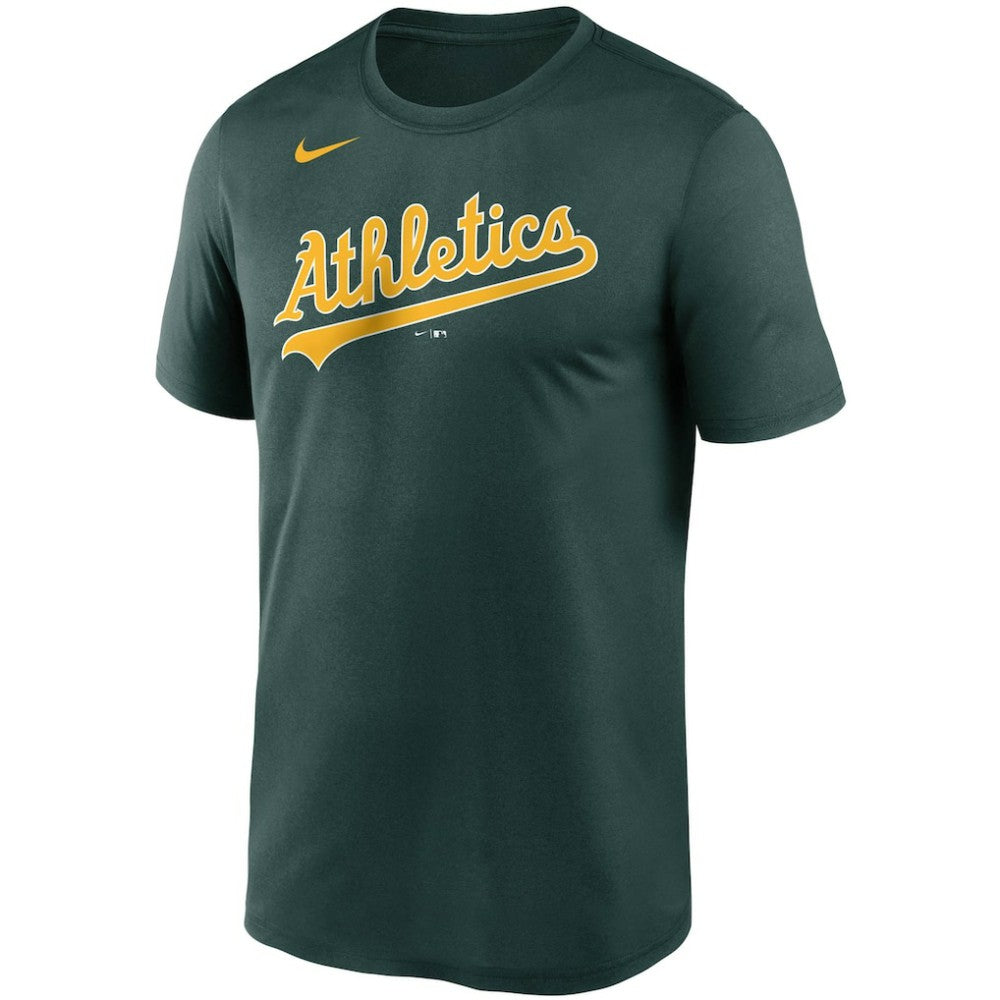Athletics Wordmark Legend Performance T-Shirt Green