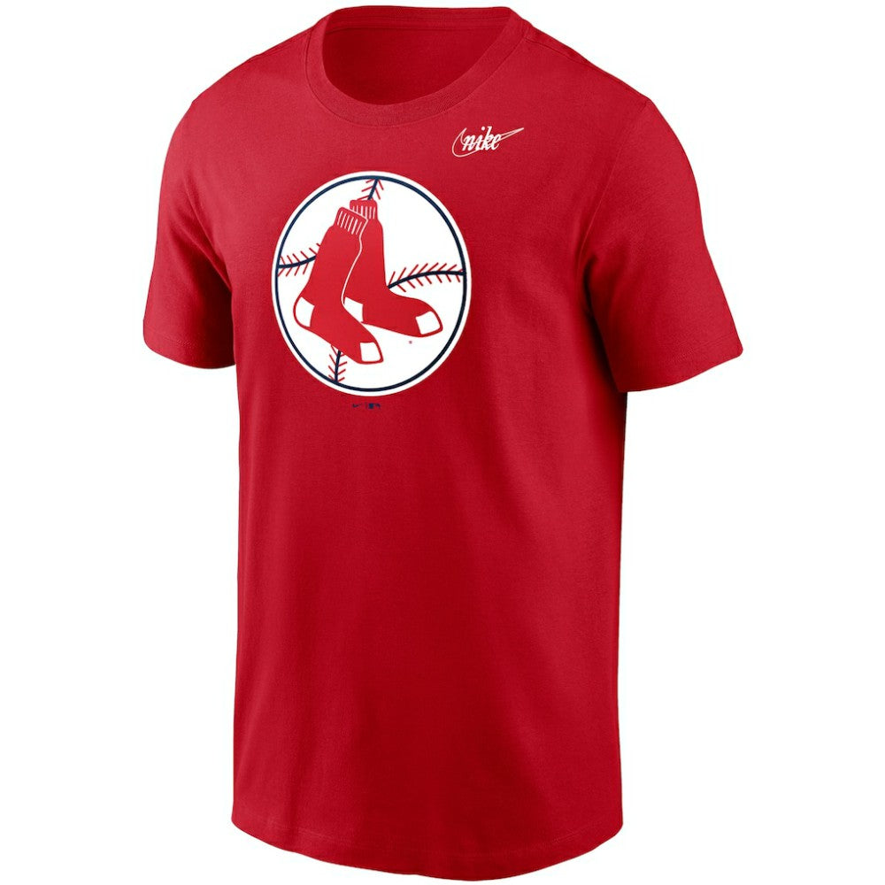 Boston Red Sox Cooperstown Collection Logo T-Shirt Red