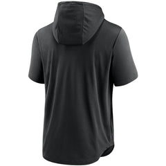 Baltimore Orioles Home Team Short Sleeve Performance Hoodie Top Black