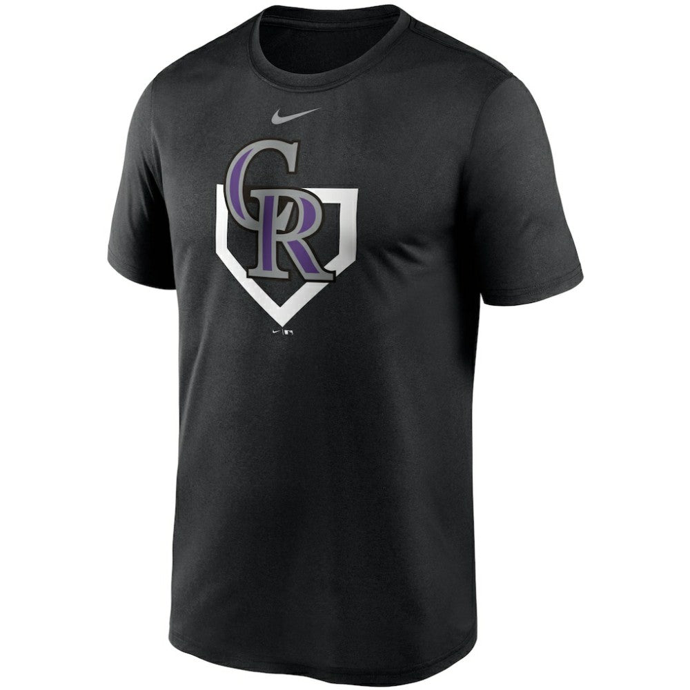 Colorado Rockies Icon Legend Performance T-Shirt Black