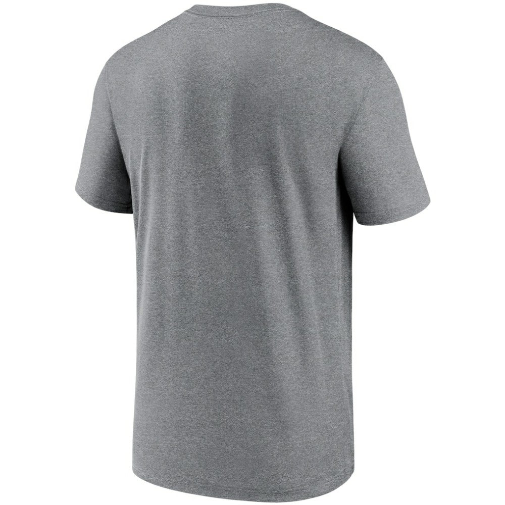 Washington Nationals Local Logo Legend T-Shirt Heathered Gray
