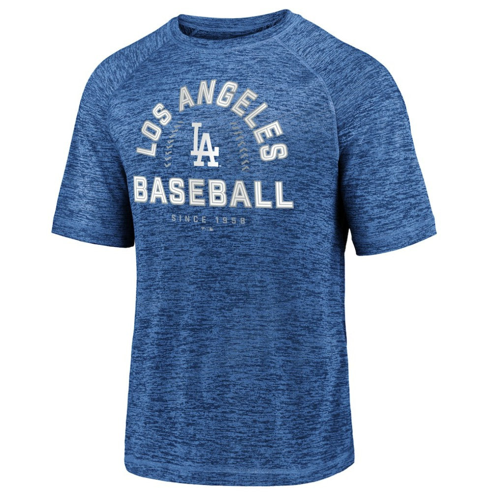 Los Angeles Dodgers Line Up Primary Threat Striated T-Shirt Royal