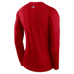 Los Angeles Angels Authentic Collection Raglan Long Sleeve T-Shirt Red
