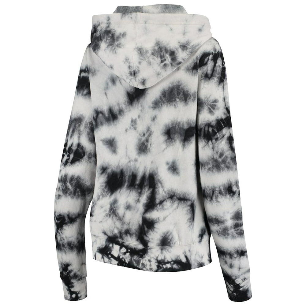 New Orleans Saints New Era Women's Tie Dye Fleece Full-Zip Hoodie - Black on sale