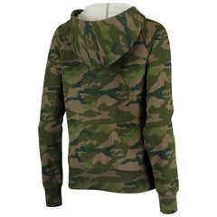 Los Angeles Rams New Era Women's Raglan Full-Zip Hoodie - Camo online