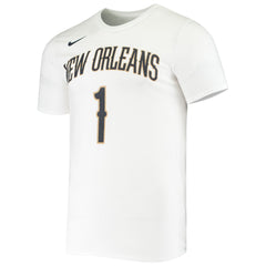 Zion Williamson New Orleans Pelicans Name & Number Performance T-Shirt - White shop