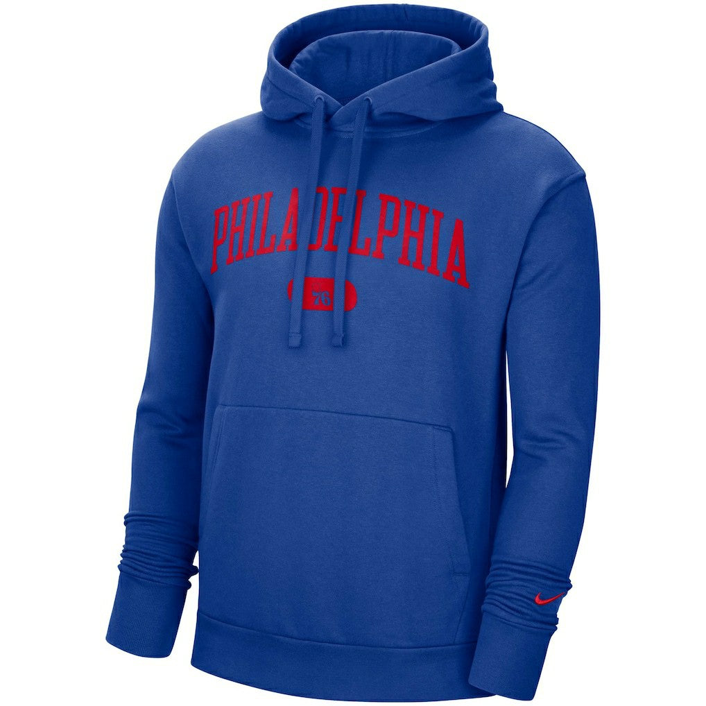 Philadelphia 76ers Heritage Essential Pullover Hoodie - Royal online