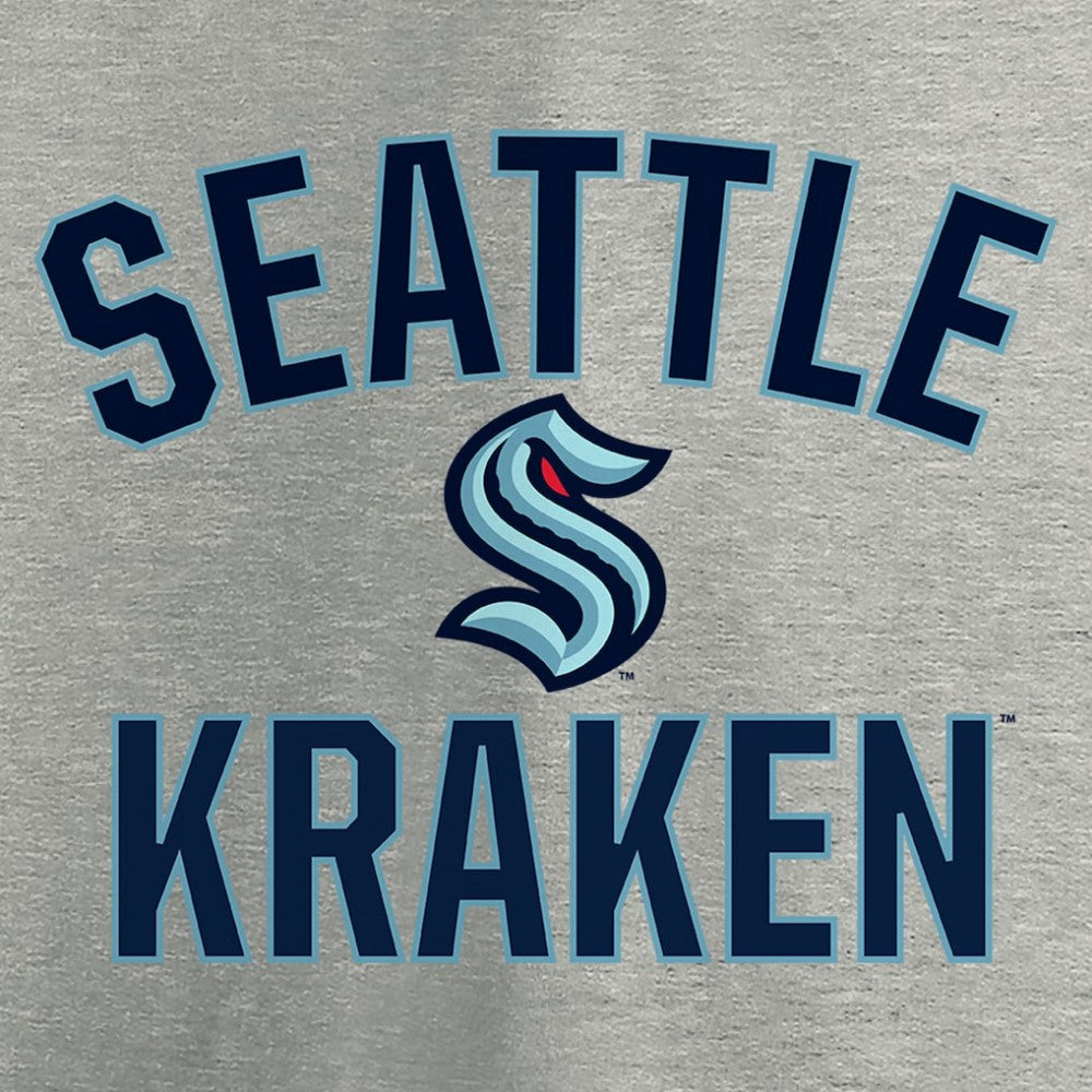 Seattle Kraken Fanatics Victory Arch T-Shirt - Heather Gray T-shirts