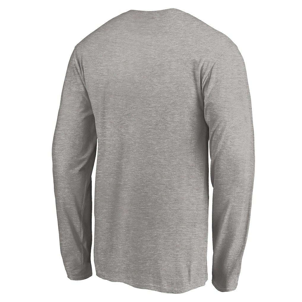Los Angeles Chargers On Side Stripe Long Sleeve T-Shirt - Heathered Gray outlet