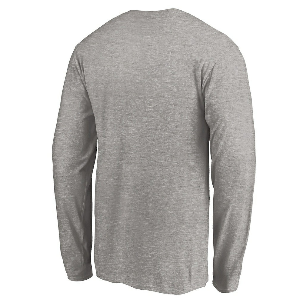 Los Angeles Chargers On Side Stripe Long Sleeve T-Shirt - Heathered Gray outlet