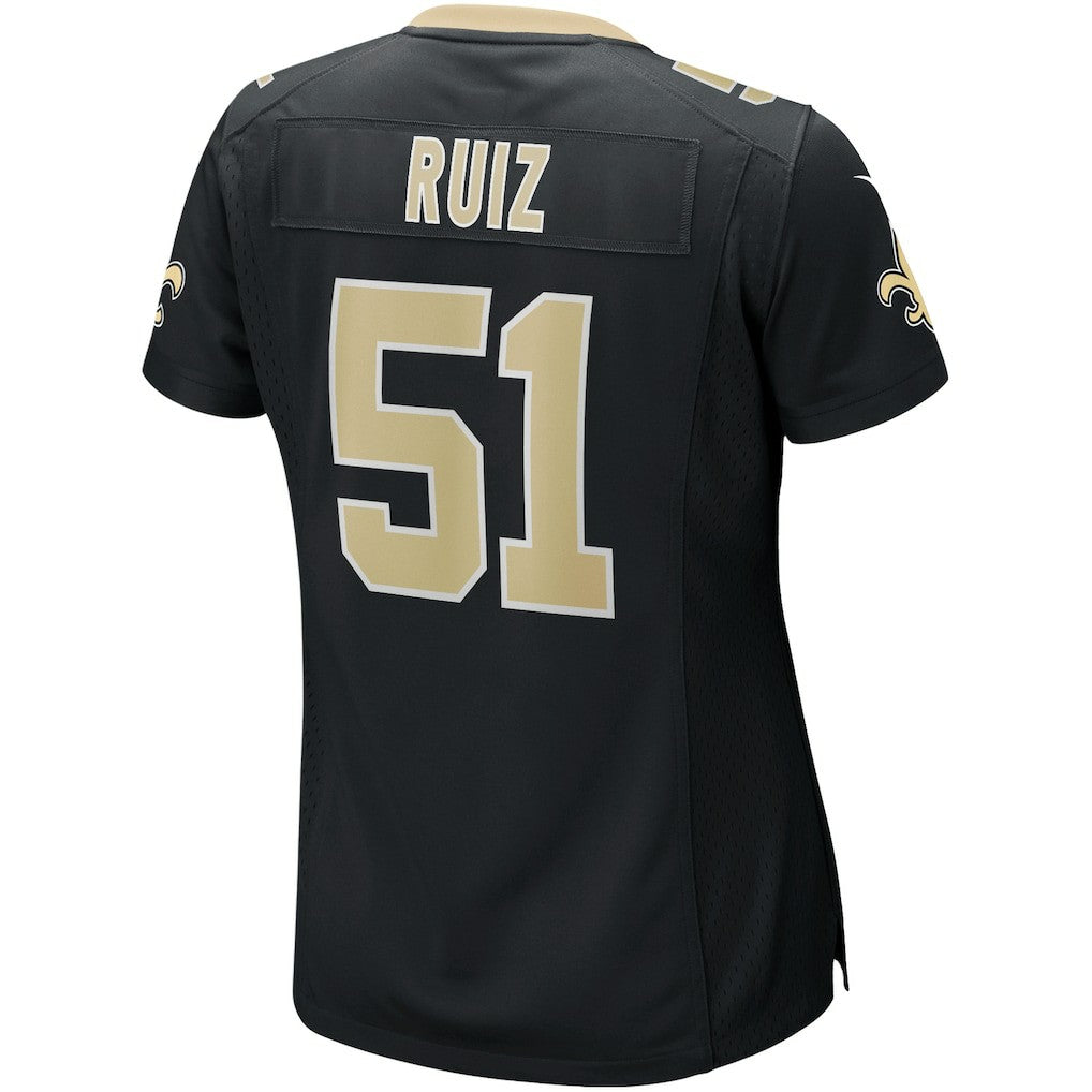 Cesar Ruiz New Orleans Saints Women's Game Jersey - Black on sale