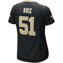 Cesar Ruiz New Orleans Saints Women's Game Jersey - Black on sale