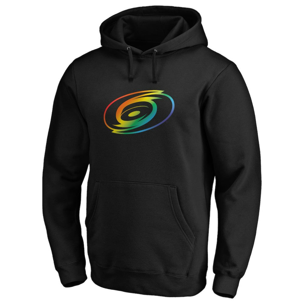 Carolina Hurricanes Team Pride Logo Pullover Hoodie - Black Hoodies