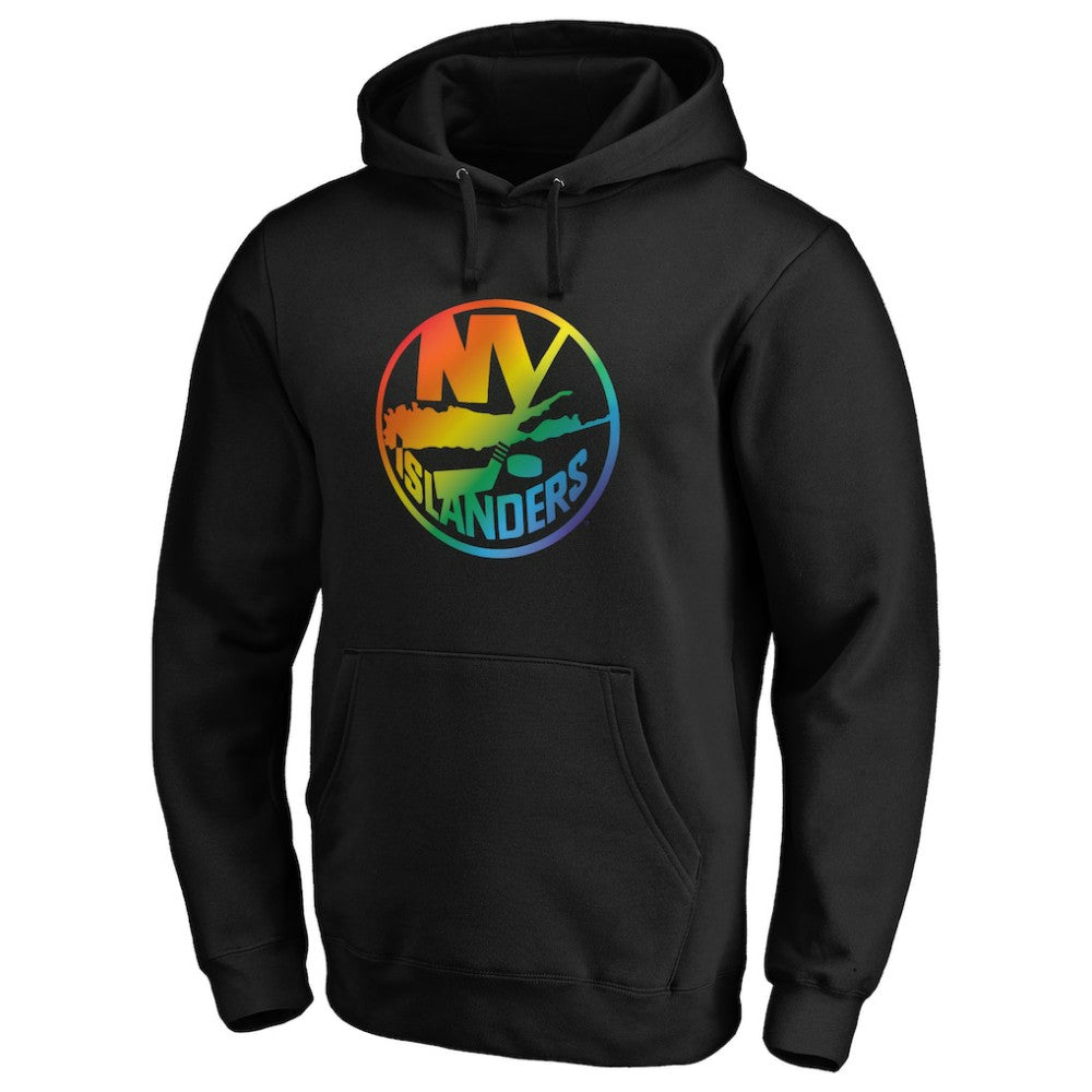 New York Islanders Team Pride Logo Pullover Hoodie - Black Hoodies