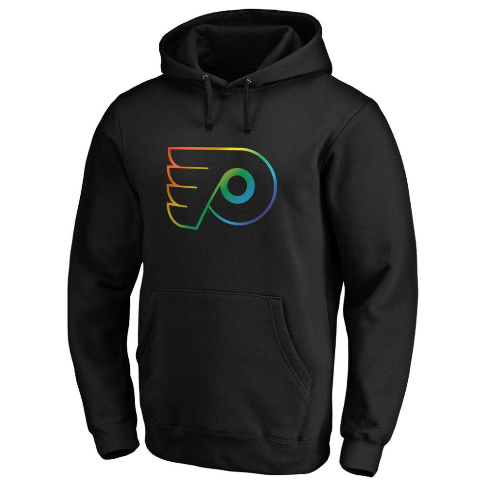 Philadelphia Flyers Team Pride Logo Pullover Hoodie - Black Hoodies