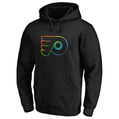 Philadelphia Flyers Team Pride Logo Pullover Hoodie - Black Hoodies