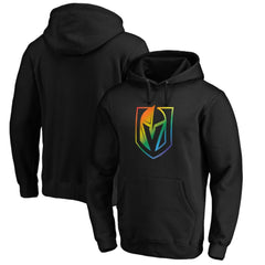 Vegas Golden Knights Team Pride Logo Pullover Hoodie - Black Hoodies