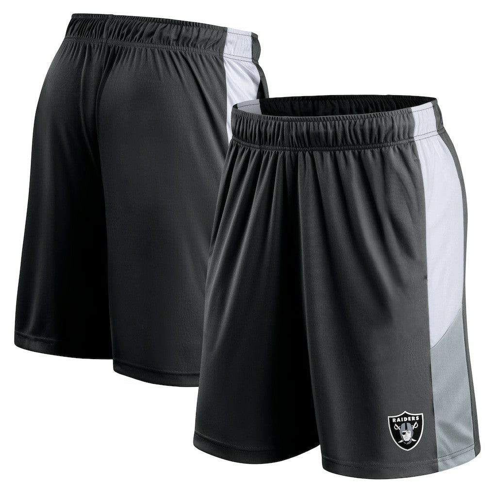 Las Vegas Raiders Prep Colorblock Shorts - Black on sale