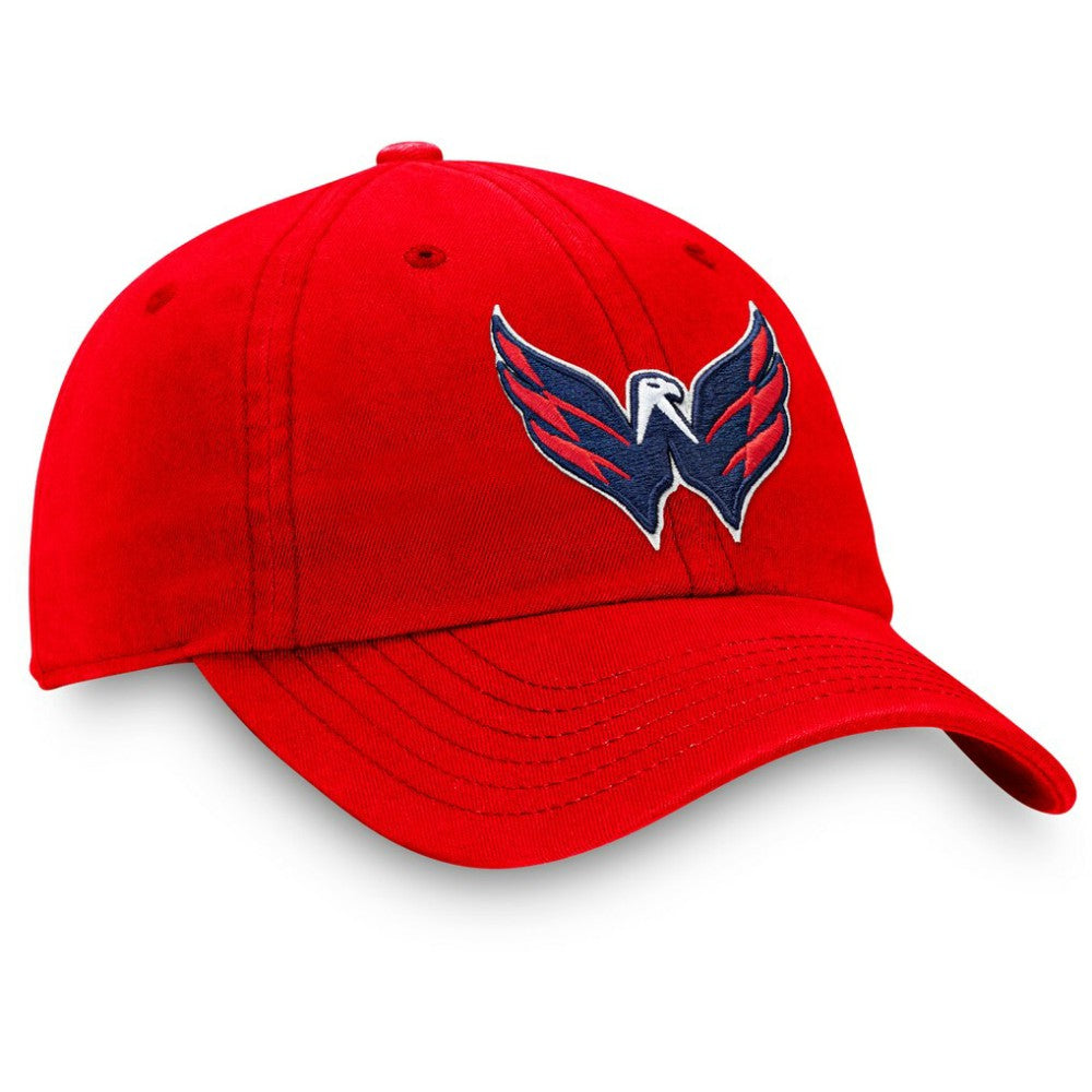 Washington Capitals Fanatics Core Primary Logo Adjustable Hat - Red Hats