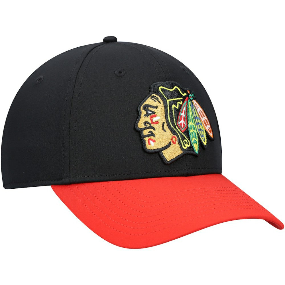 Chicago Blackhawks Fanatics Core Primary Logo Flex Hat - Black Hats