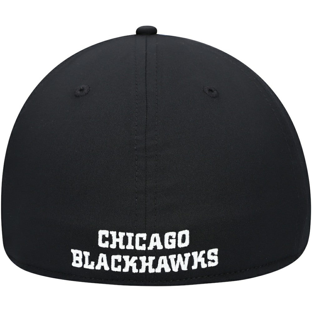 Chicago Blackhawks Fanatics Core Primary Logo Flex Hat - Black Hats
