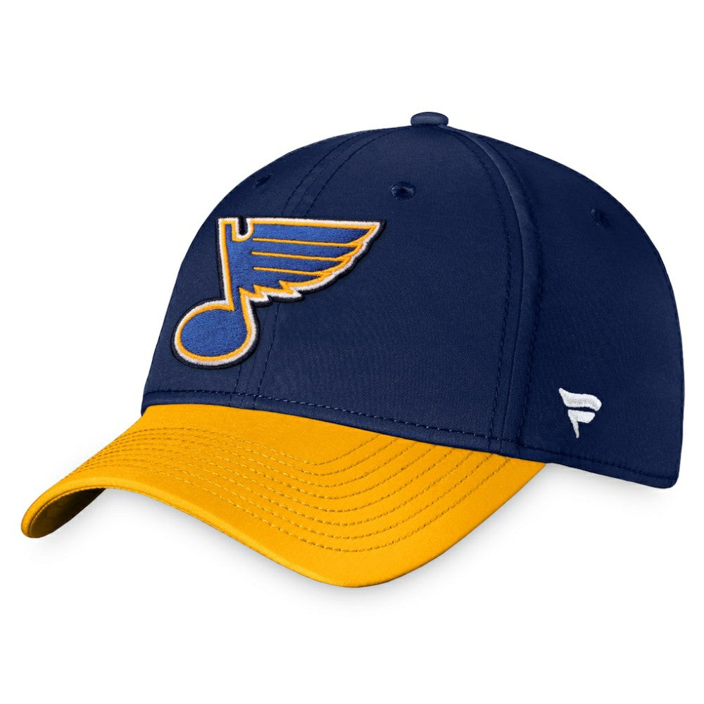 St. Louis Blues Fanatics Core Primary Logo Flex Hat - Navy Hats