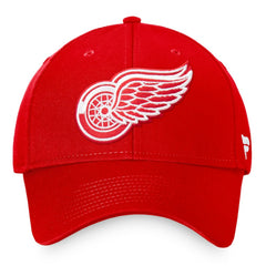 Detroit Red Wings Fanatics Core Adjustable Hat - Red Hats